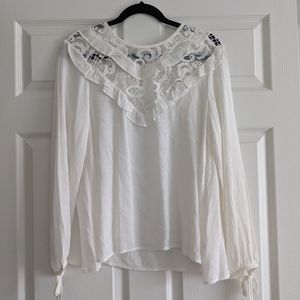 White Long Sleeve Blouse